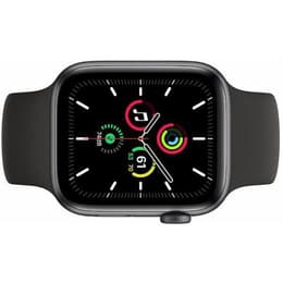 Apple Watch (Series SE) 2020 GPS + Cellular 44 mm - Aluminium Spacegrijs - Sport armband Zwart