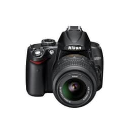 Spiegelreflexcamera Nikon D5000 - Zwart + Lens Nikon AF-S DX Nikkor 18-55mm f/3.5-5.6G VR II + Lens Nikon AF-S DX Nikkor 55-200mm f/4-5.6G ED