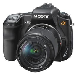 Spiegelreflexcamera Alpha DSLR-A200 - Zwart + Sony DT 18-70mm F3.5-5.6 + 75-300mm F4.5-5.6 f/3.5-5.6 + f/4.5-5.6