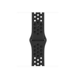 Apple Watch Series 7 (2021) GPS + Cellular 41 mm - Aluminium Midnight - Sportbandje van Nike Zwart