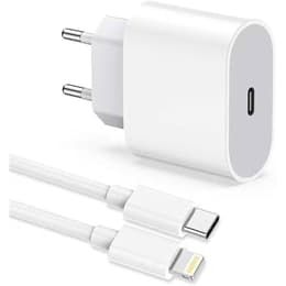 Kabel en Wandplug (USB-C + Lightning) 25W - Evetane