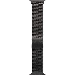 Apple Watch Series 9 (2023) GPS + Cellular 41 mm - Roestvrij staal Grafiet - Milanees bandje Zwart