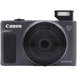 Compact - Canon PowerShot SX620 HS - Zwart + Canon 25X Optical Zoom Lens 25-625mm f/3.2-6.6