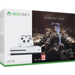 Xbox One S 500GB - Wit + Middle-earth: Shadow of War