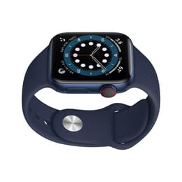 Apple Watch Series 6 (2020) GPS + Cellular 40 mm - Aluminium Blauw - Sportbandje Blauw