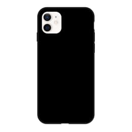 Hoesje iPhone 12 Mini - Natuurlijk materiaal - Zwart