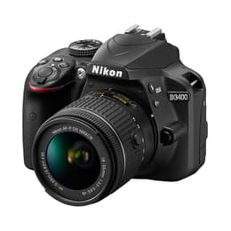 Reflex D3400 - Zwart + Nikon AF-P DX Nikkor 18-55mm f/3.5-5.6G VR f/3.5-5.6G