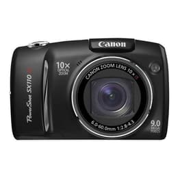 Compactcamera - Canon PowerShot SX100 IS Zwart + Lens Canon Zoom Lens 36-360 mm f/2.8-4.3