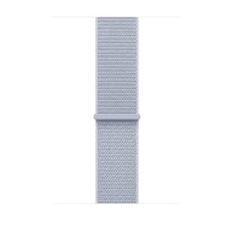 Apple Watch Series 10 (2024) GPS 46 mm - Aluminium Zilver - Geweven sportbandje Blauw