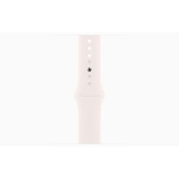 Apple Watch Series 10 (2024) GPS 46 mm - Aluminium Roségoud - Sportbandje Roze