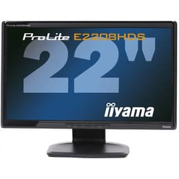 22-inch Iiyama ProLite E2208HDS 1920 x 1080 LCD Beeldscherm Zwart