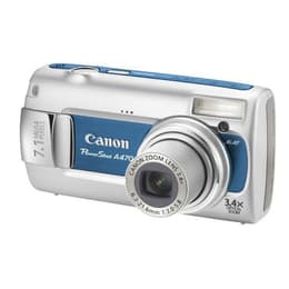 Compactcamera PowerShot A470 - Grijs/Blauw + Canon Zoom Lens 3.4x 38-128mm f/3.0-5.8 f/3.0-5.8