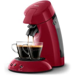 Espresso met capsules Compatibele Senseo Philips HD6554/91 L - Rood