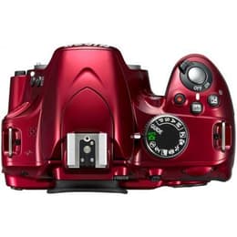Spiegelreflexcamera Nikon D3100 alleen behuizing - Rood