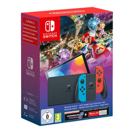Switch OLED 64GB - Zwart - Limited edition Switch OLED Mario Kart 8 Deluxe + Mario Kart 8 Deluxe