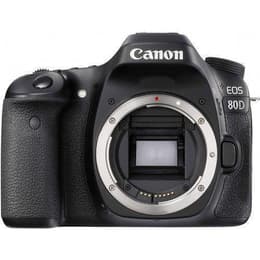 Reflex Canon EOS 80D Alleen Body - Zwart