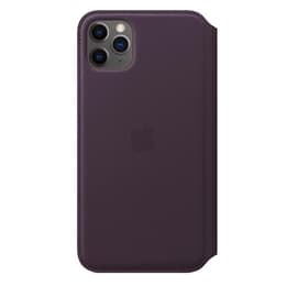 Apple Hoesje iPhone 11 Pro Max Hoesje - Leer Violet