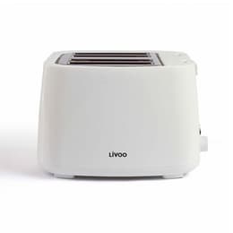 Broodrooster Livoo DOD167W 4 sleuven - Wit