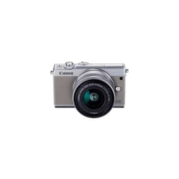 DSLR - Canon EOS M100 - Zwart + Canon Zoom Lens EF-M 15-45mm f/ 3.5-6.3 IS STM