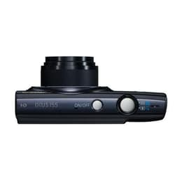 Compactcamera PowerShot IXUS 155 - Zwart + Canon Canon Zoom Lens 15 x IS 24-240mm f/3.0-6.9 f/3.0-6.9