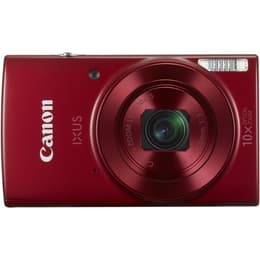 Compactcamera IXUS 180 - Rood + Canon Zoom Lens 10x IS 24-240mm f/3-6.9 f/3-6.9