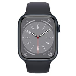Apple Watch (Series 8) 2020 GPS + Cellular 45 mm - Aluminium Middernacht - Sportbandje