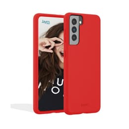 Hoesje Galaxy S21 Plus - Silicone - Rood