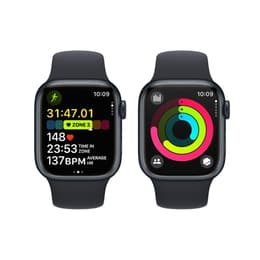 Apple Watch Series 9 (2023) - (band niet inbegrepen) - GPS + Cellular 41 mm - Goud Roestvrij staal