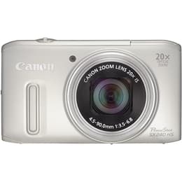 Compactcamera - Canon PowerShot SX240HS Zilver + Lens Canon Zoom lens 20x 4.5-90mm f/3.5-6.8 IS
