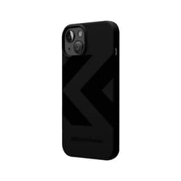 Back Market Hoesje iPhone 14 en beschermend scherm - Gerecycled plastic - Zwart (Chevron)
