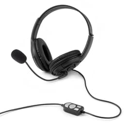Coolchat U1 geluidsdemper Hoofdtelefoon - bedraad microfoon Zwart
