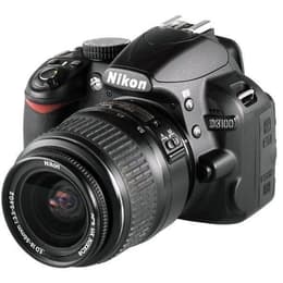 Reflex D3100 - Zwart + Nikon AF-S DX Nikkor 18-55mm f/3.5-5.6G ED II f/3.5-5.6 + f/4-5.6