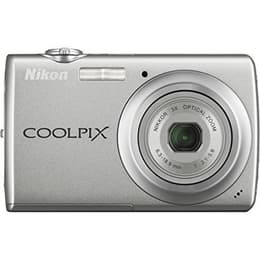 Compactcamera Coolpix S225 - Grijs + Nikon Nikon Nikkor Optical Zoom 35-105 mm f/3.1-5.9 f/3.1-5.9