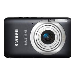 Compactcamera IXUS 117 HS - Zwart + Canon Canon Zoom Lens 28-112 mm f/2.8-5.9 f/2.8-5.9
