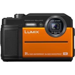 Compactcamera Lumix DC-FT7 - Oranje/Zwart + Panasonic Lumix DC Vario 22-128mm f/3.3-5.9 f/3.3-5.9