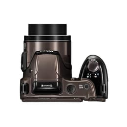 Compactcamera CoolPix L810 - Brons + Nikon Nikon Nikkor 26x Wide Optical Zoom 22.5-585 mm f/3.1-5.9 f/3.1-5.9