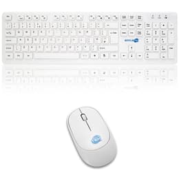 Simpletek Toetsenbord QWERTY Engels Draadloos M&K INGLESE UK Kit Mouse and Keyboard