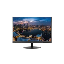 24-inch Lenovo ThinkVision T24D 1920 x 1200 LED Beeldscherm Zwart