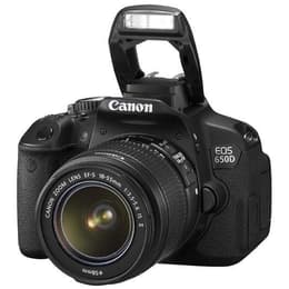 Spiegelreflexcamera Canon EOS 650D - Zwart + Lens Canon Zoom Lens EF-S 18-55mm f/3.5-5.6