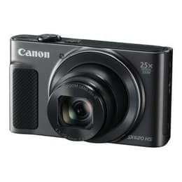 Compactcamera PowerShot SX620 HS - Zwart + Canon Canon Zoom 25x IS 4.5-112.5 mm f/3.2-6.6 f/3.2-6.6