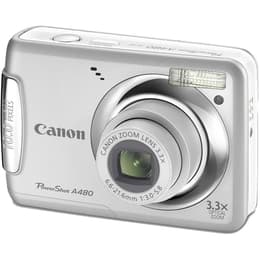 Compactcamera PowerShot A480 - Wit + Canon Zoom Lens 3.3X 6.6-21.6mm