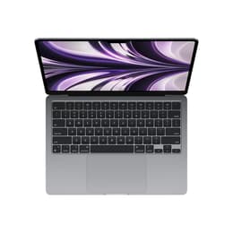 MacBook Air 13" (2022) - Apple M2 met 8‑core CPU en 10-core GPU - 24GB RAM - SSD 1000GB - Standaarddisplay - AZERTY - Frans