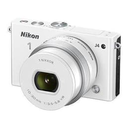 Hybride Nikon 1 J4 - Wit + Lens  18-55mm f/3.5-5.6VR