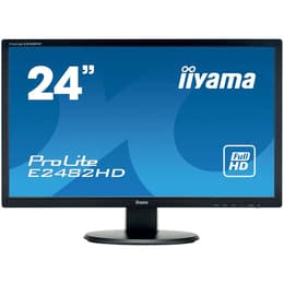 24-inch Iiyama ProLite E2472HD 1920 x 1080 LED Beeldscherm Zwart