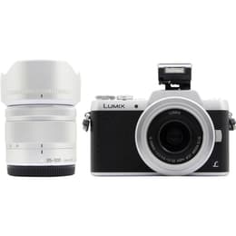Lumix DMC-GF7 - Zilver/Zwart + Panasonic Lumix G Vario 12-32 mm f/3.5-5.6 + 35-100 mm f/4-5.6 f/3.5-5.6 + f/4-5.6