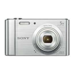 Compactcamera Cyber-shot DSC-W800 - Zilver + Compact 5x Optical Zoom 26-130mm f/3.2–6.4 f/3.2–6.4