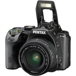 Reflex Pentax K-S2 - Zwart + Lens  18-55mm f/4-5.6