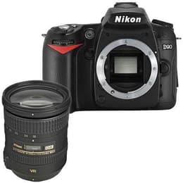 Reflex Nikon D90 - Zwart + Lens Nikon 18-200mm f/3.5-5.6GII