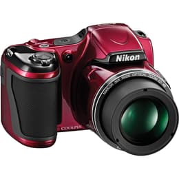Bridge camera Coolpix L820 - Rood + Nikon Nikkor 30X Wide Optical Zoom ED VR 22.5–675mm f/3-5.8 f/3-5.8