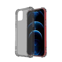 Hoesje iPhone 11/iPhone XR - Silicone - Zwart/Transparant